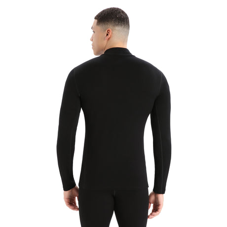 Icebreaker Men's Merino 260 Tech Long Sleeve Turtleneck Black / Small-Black / Medium-Black / Large-Black / X-Large-Black / XX-Large #- 53 Degrees North 