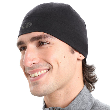 Icebreaker Unisex Merino Chase Beanie Black #- 53 Degrees North 