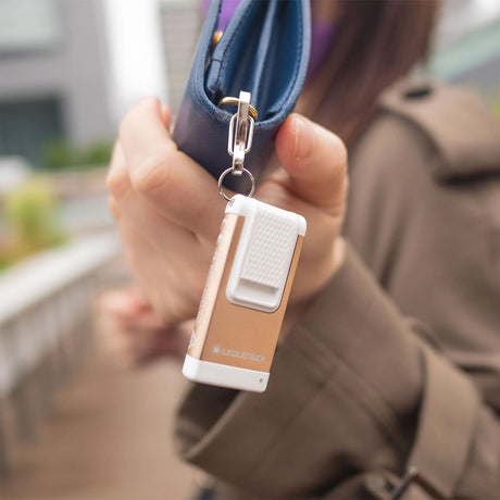 Ledlenser K6R Keychain Light Grey-Rose Gold #- 53 Degrees North 