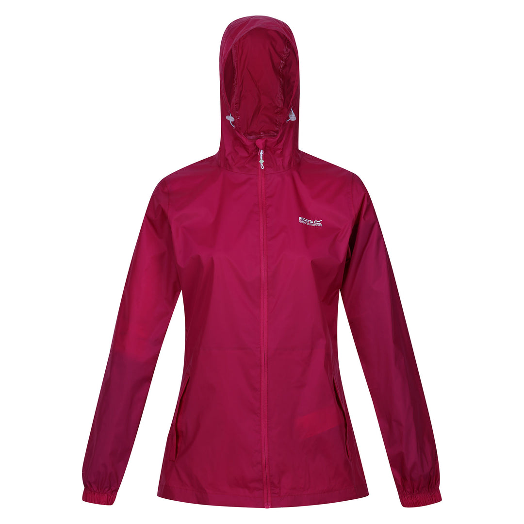 Regatta Women's Pack-It III Waterproof Jacket #color_berry-pink