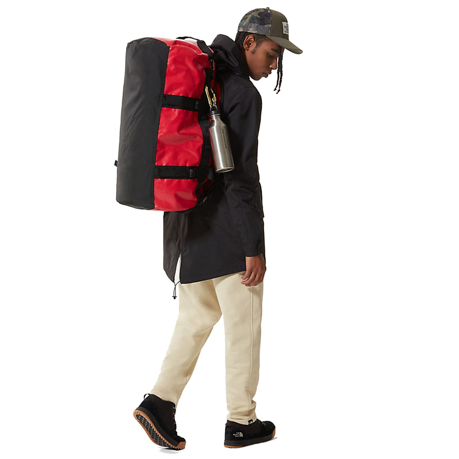 The North Face Base Camp Duffel Bag - Medium TNF Black/TNF White-TNF Red-TNF Black-TNF Black-Summit Gold-TNF Black-Summit Navy-TNF Black #- 53 Degrees North 
