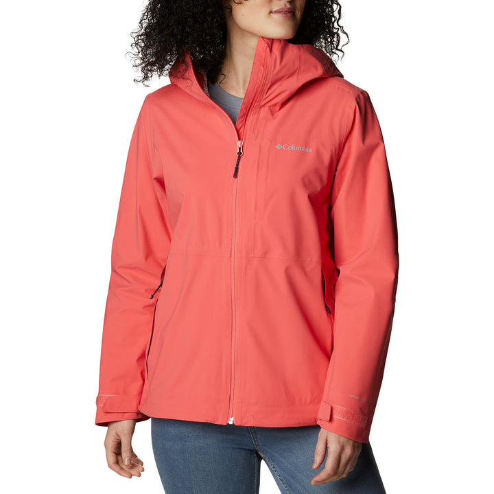 Columbia Women's Ampli-Dry Waterproof Shell Jacket #color_blush-pink