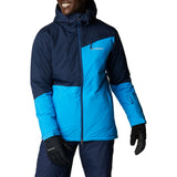 Columbia Men's Iceberg Point Waterproof Ski Jacket Compass Blue/Collegiate Navy / Small-Compass Blue/Collegiate Navy / Medium-Compass Blue/Collegiate Navy / Large-Compass Blue/Collegiate Navy / X-Large-Compass Blue/Collegiate Navy / XX-Large #- 53 Degrees North 