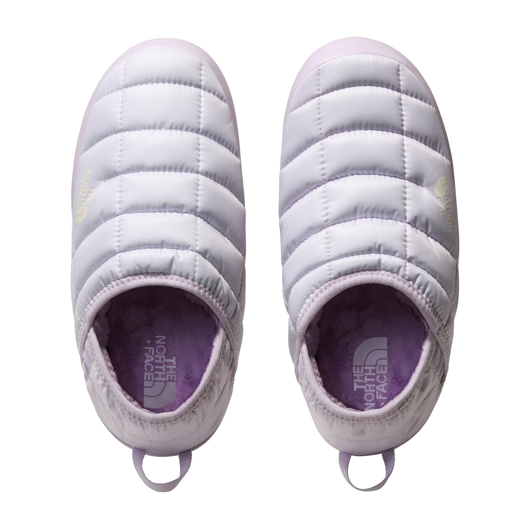 The North Face Women's Thermoball V Traction Winter Mules #color_lavender-fog-gardenia-white