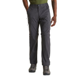 Craghoppers Men's Kiwi Pro II Convertible Trousers Dark Lead / Small / Regular-Dark Lead / Small / Short-Dark Lead / Medium / Regular-Dark Lead / Medium / Short-Dark Lead / Large / Regular #- 53 Degrees North 