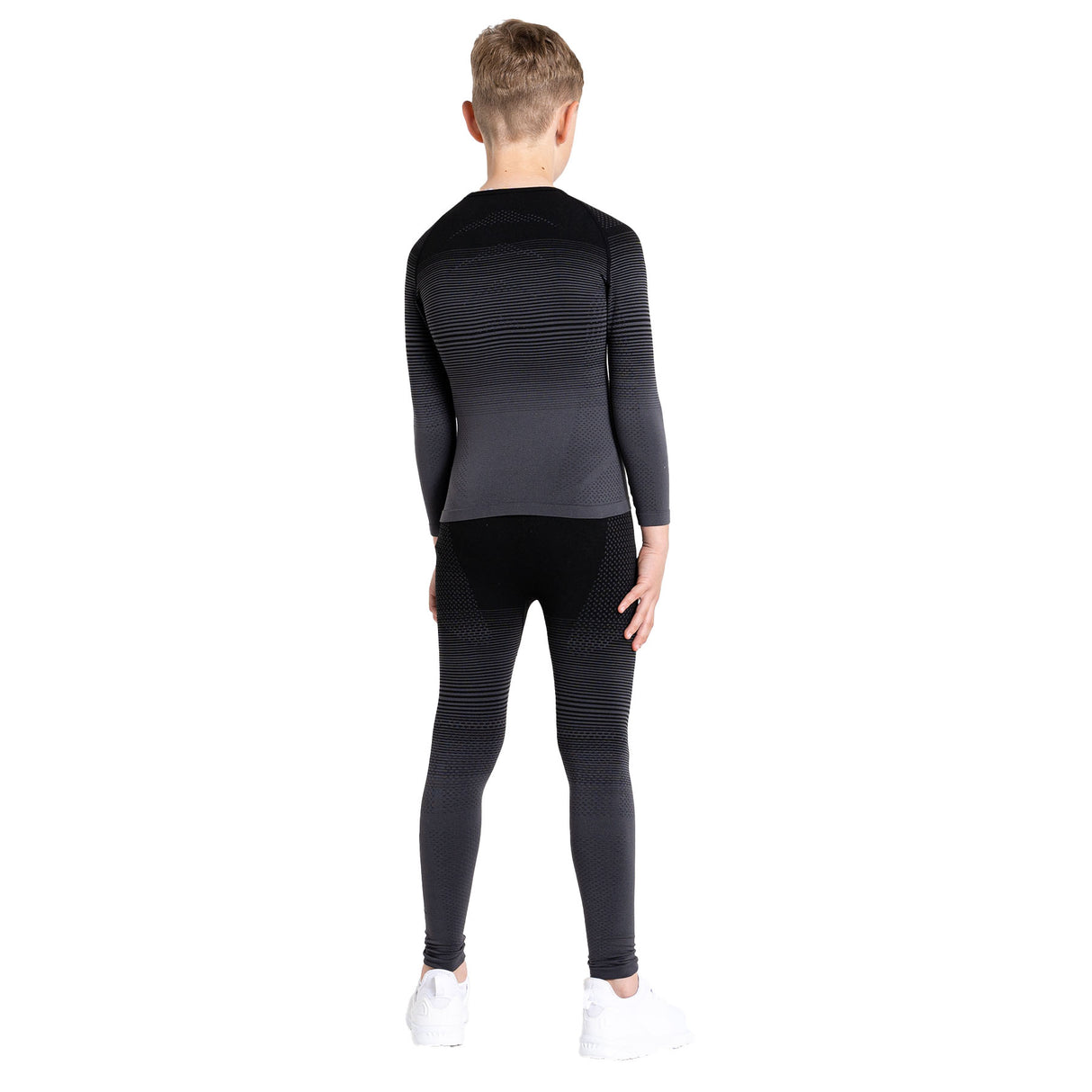 Dare 2b Kids' In The Zone Ski Baselayer Set Black Gradient / Small-Black Gradient / Medium-Black Gradient / Large-Black / Small-Black / Medium #- 53 Degrees North 