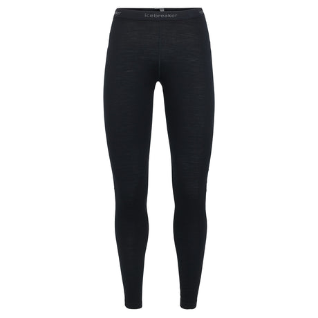 Icebreaker Women's Merino 200 Oasis Leggings Black / X-Small-Black / Small-Black / Medium-Black / Large-Black / X-Large #- 53 Degrees North 