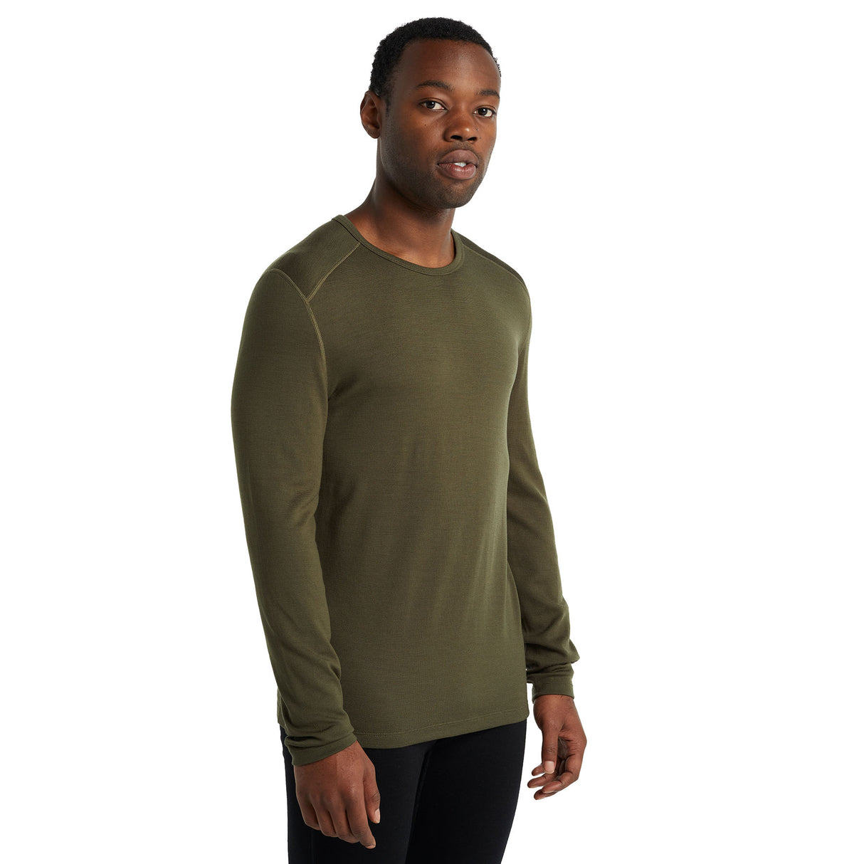 Icebreaker Men's Merino 260 Tech Long Sleeve Crewe Thermal Top Loden / Small-Loden / Medium-Loden / Large-Loden / X-Large-Loden / XX-Large #- 53 Degrees North 