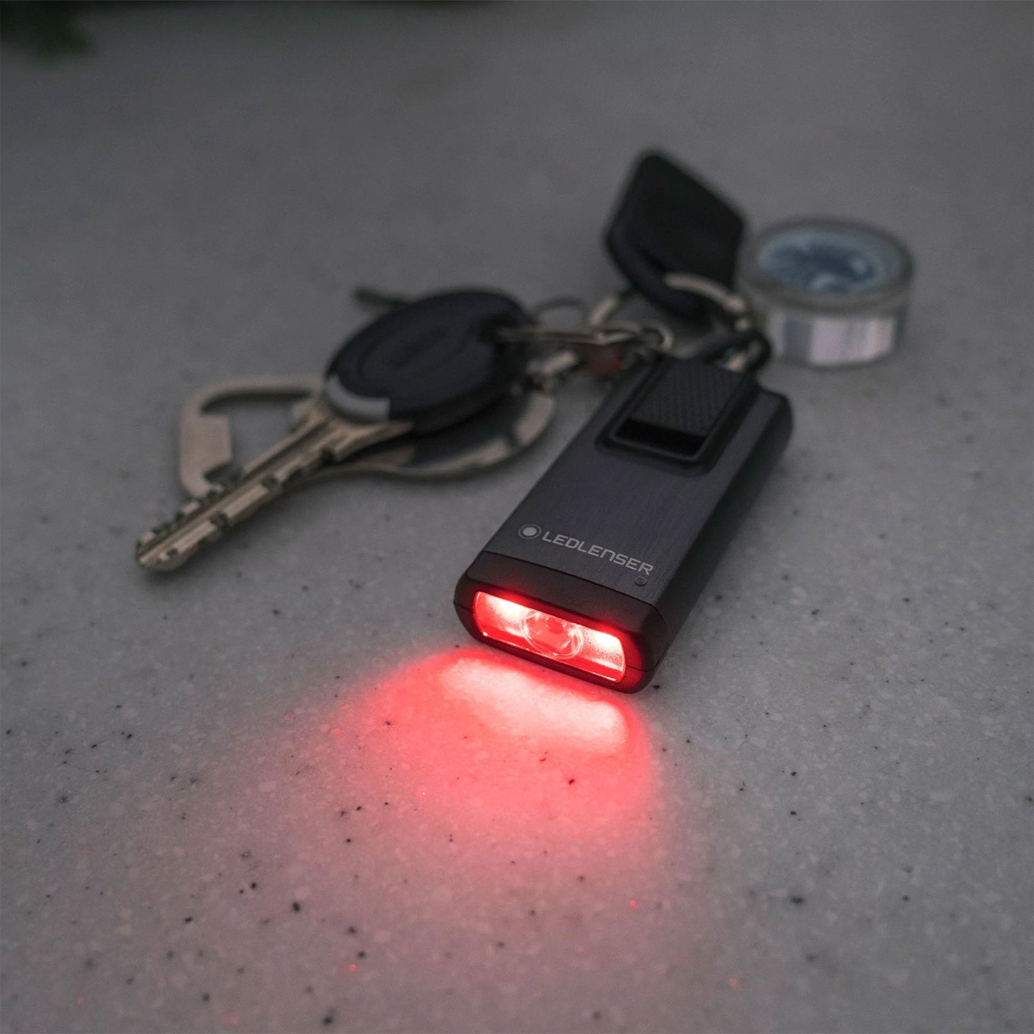 Ledlenser K6R Keychain Light Grey-Rose Gold #- 53 Degrees North 