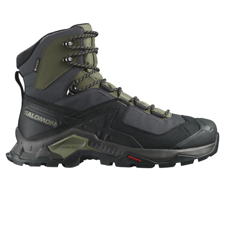 Salomon Men's Quest Element GORE-TEX Hiking Boots Black/Deep Lichen Green/Olive Night / UK 8-Black/Deep Lichen Green/Olive Night / UK 9-Black/Deep Lichen Green/Olive Night / UK 10-Black/Deep Lichen Green/Olive Night / UK 11-Black/Deep Lichen Green/Olive Night / UK 12 #- 53 Degrees North 