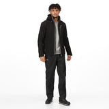 Regatta Men's Pack-It Waterproof Overtrousers Black / Small-Black / Medium-Black / Large-Black / X-Large-Black / XX-Large #- 53 Degrees North 