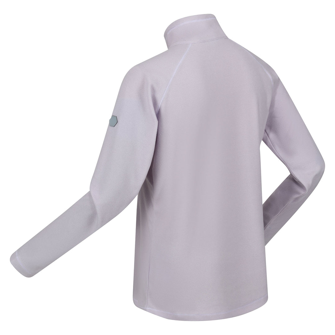 Regatta Women's Montes Half Zip Fleece #color_pastel-lilac-white