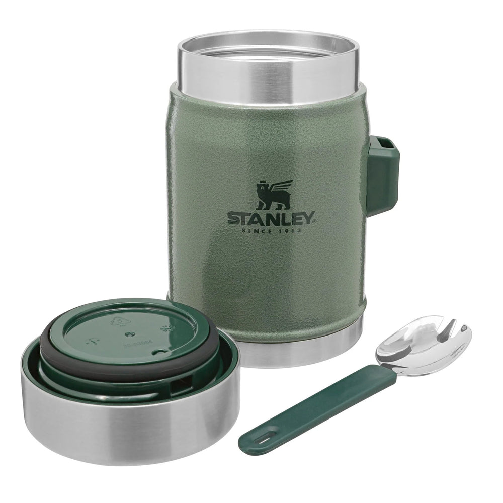 Stanley Legendary Food Jar + Spork 0.4L #color_hammertone-green