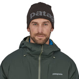 Patagonia Beanie Hat Black-Classic Fitz Roy/Andes Blue-Logo Belwe/Black #- 53 Degrees North 