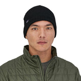 Patagonia Fisherman's Rolled Beanie Contrast Stripe/Black-Contrast Stripe/Brisk Purple-Cascade Green-Black-Navy Blue #- 53 Degrees North 