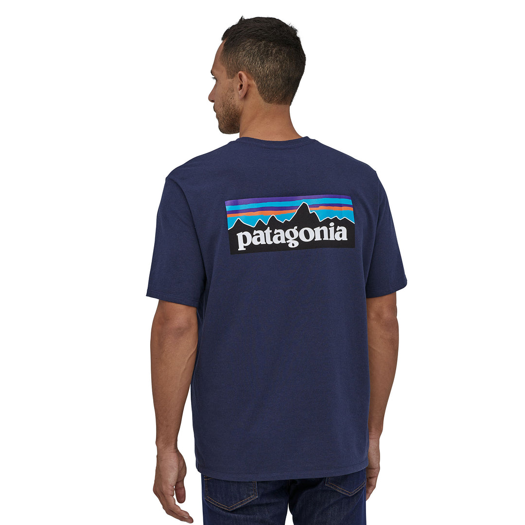 Patagonia Men's P-6 Logo Responsibili-Tee #color_classic-navy