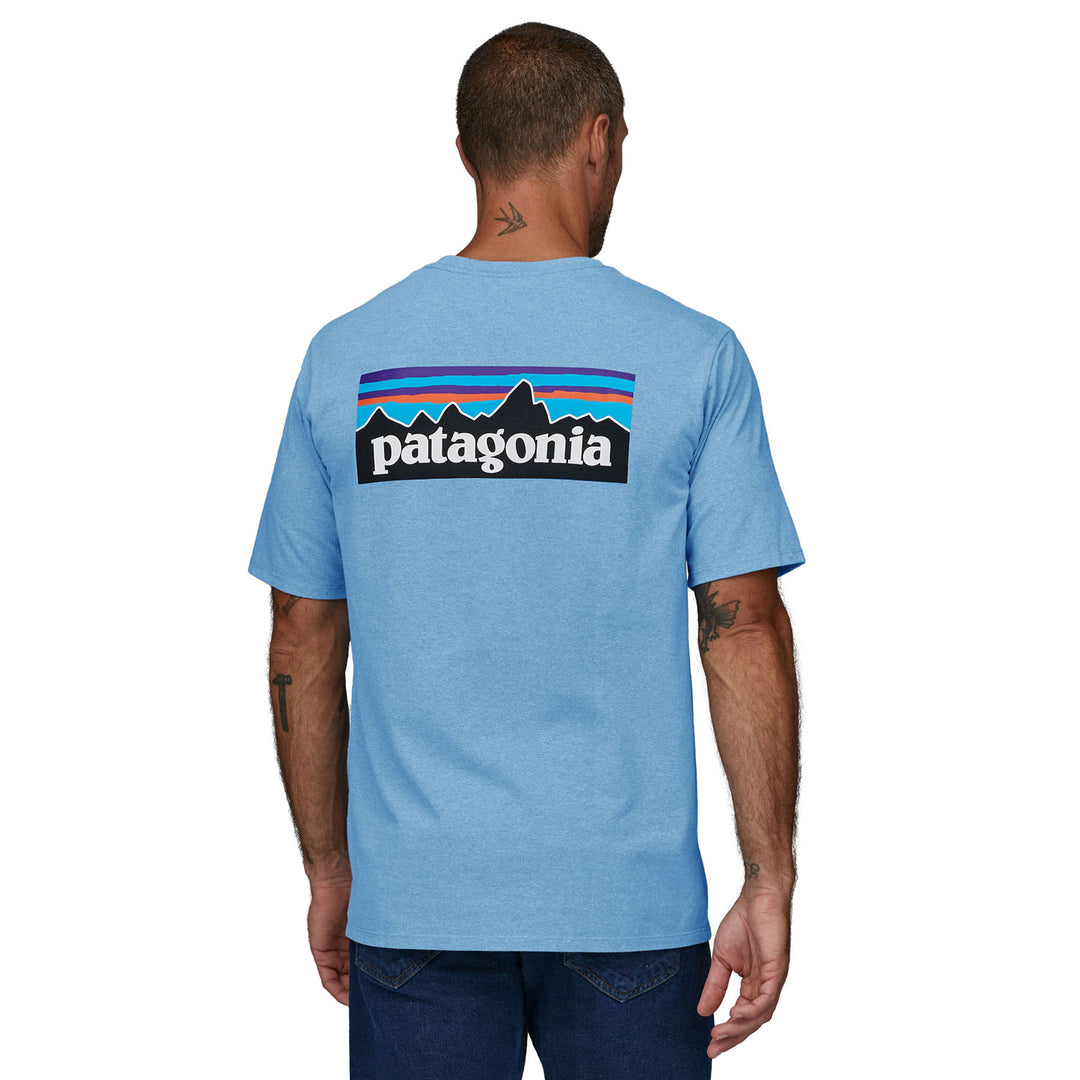 Patagonia Men's P-6 Logo Responsibili-Tee #color_lago-blue