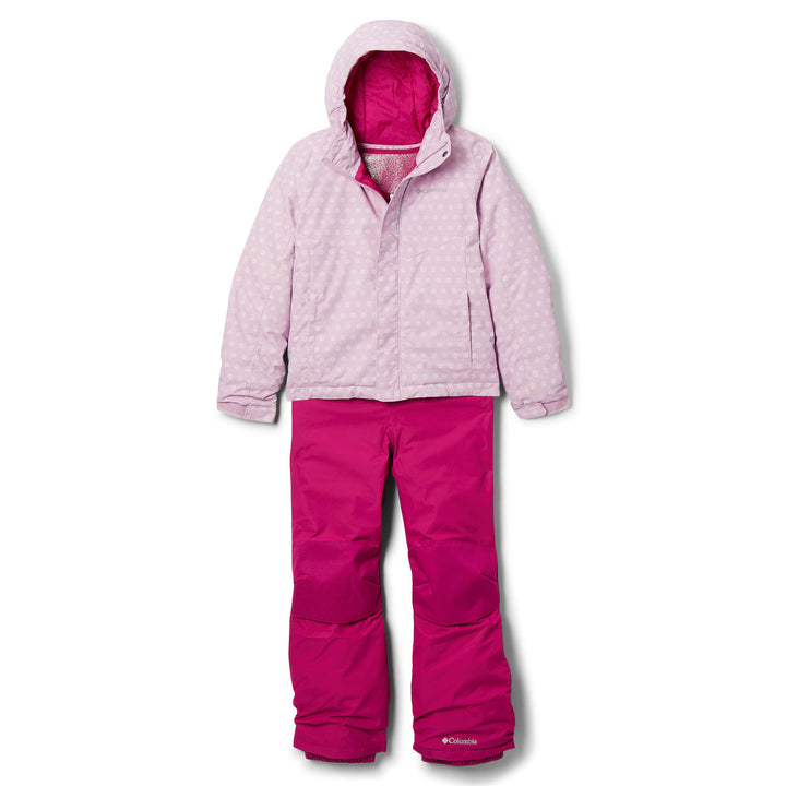 Columbia Kids' Buga Waterproof Snow Jacket & Pants Set #color_aura-snowdaze