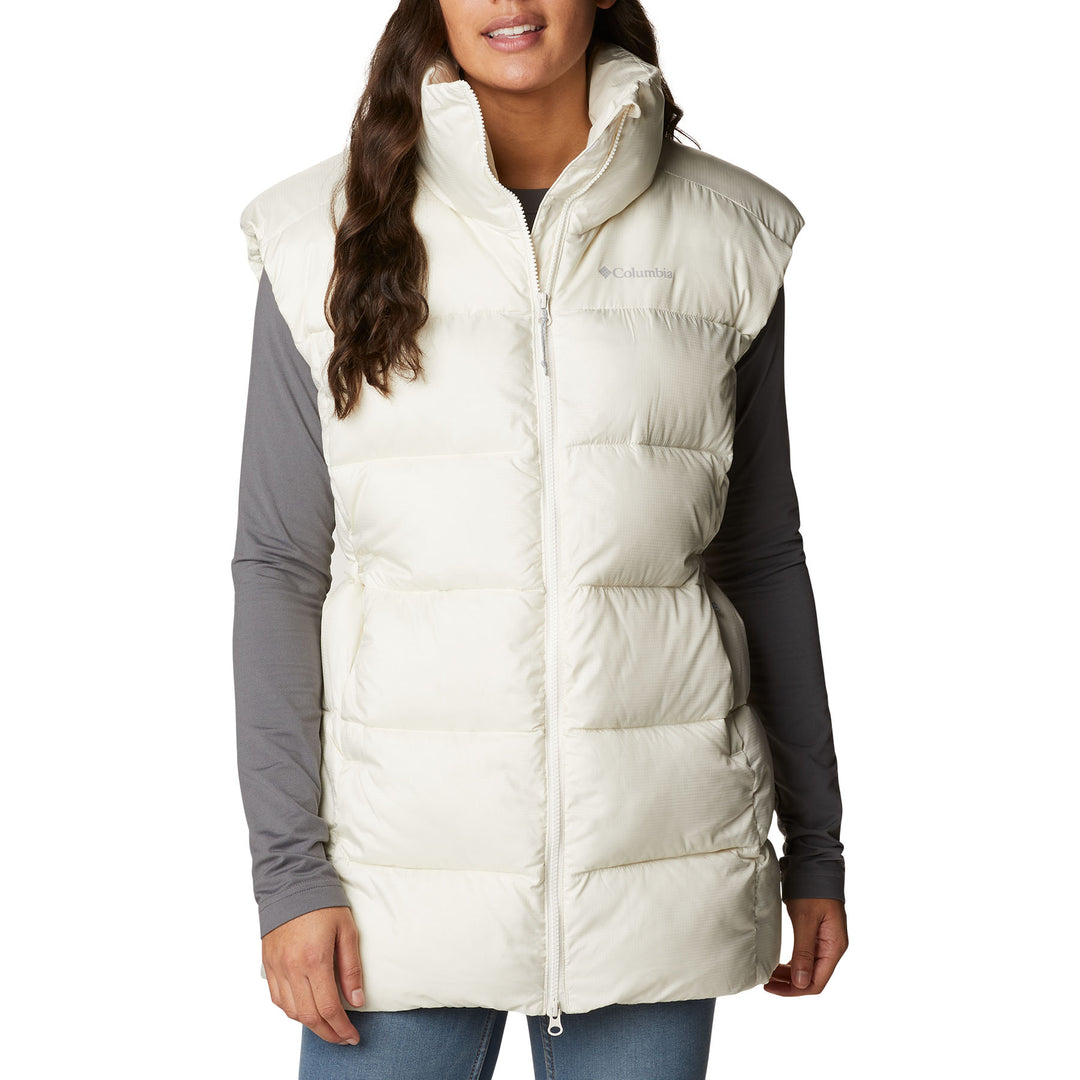 Columbia Women's Puffect Mid Puffer Vest #color_chalk