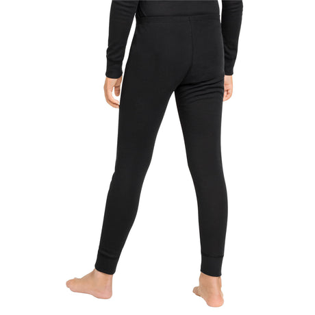 ODLO Kids' Active Warm Eco Baselayer Bottoms Black / Age 3-4-Black / Age 5-6-Black / Age 7-8-Black / Age 9-10-Black / Age 11-12 #- 53 Degrees North 