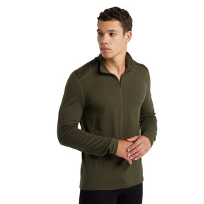 Icebreaker Men's Merino 260 Tech Long Sleeve Half Zip Thermal Top Loden / Small-Loden / Medium-Loden / Large-Loden / X-Large-Loden / XX-Large #- 53 Degrees North 