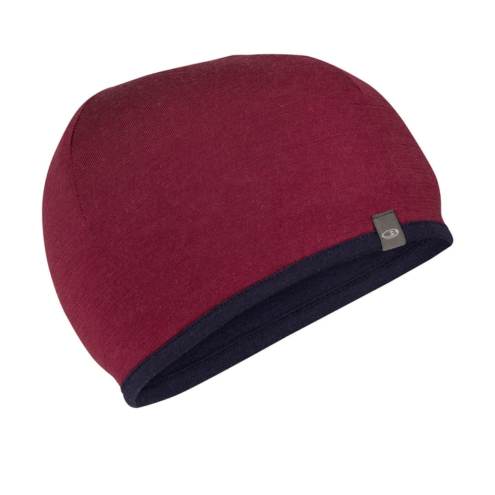 Icebreaker Unisex Reversible Merino Pocket Hat #color_cherry-midnight-navy