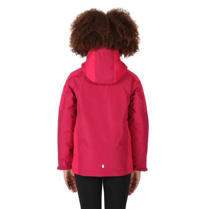 Regatta Kids' Hurdle IV Waterproof Insulated Jacket #color_berry-pink-pink-potion