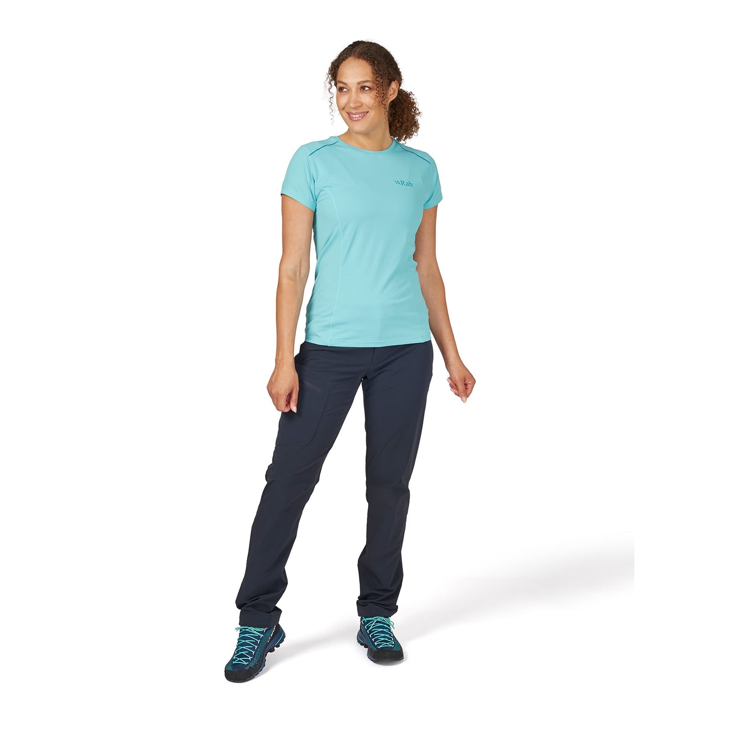 Rab Women's Incline Trousers Beluga / X-Small-Beluga / Small-Beluga / Medium-Beluga / Large-Beluga / X-Large #- 53 Degrees North 