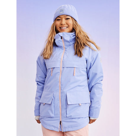Roxy Women's Chloe Kim Insulated Snow Jacket Easter Egg / 8-Easter Egg / 10-Easter Egg / 12-Easter Egg / 14 #- 53 Degrees North 