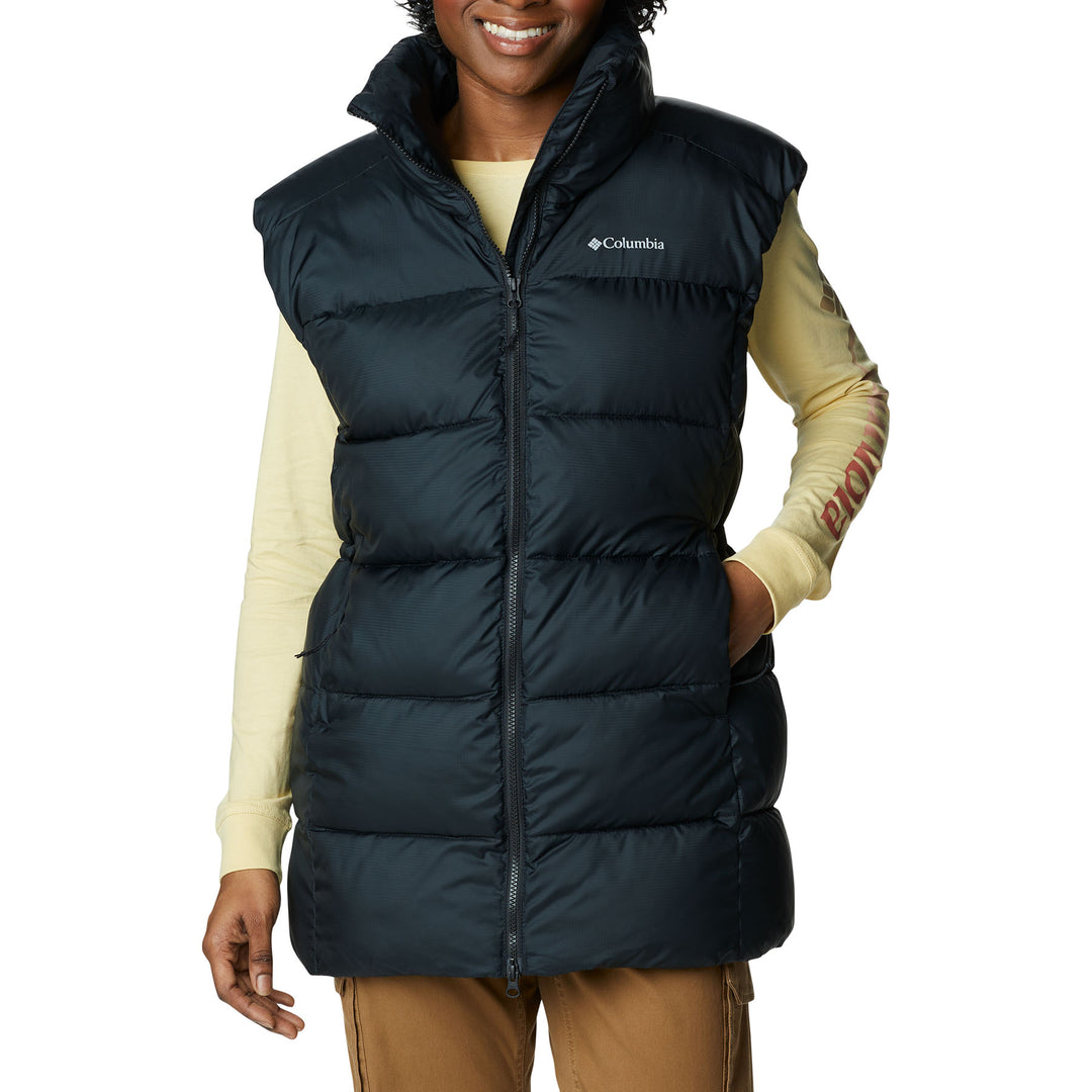 Columbia Women's Puffect Mid Puffer Vest #color_black