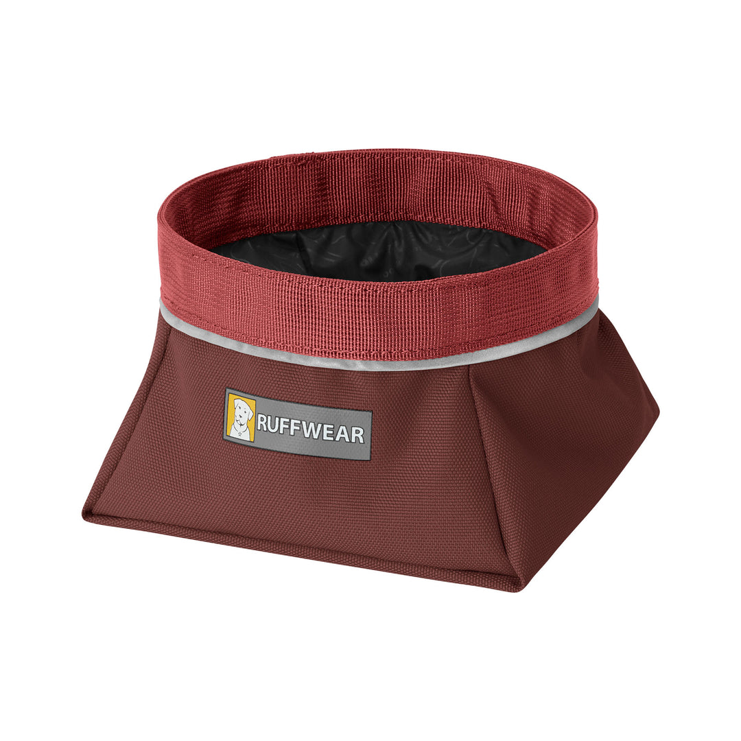 Ruffwear Quencher Packable Dog Bowl #color_fired-brick