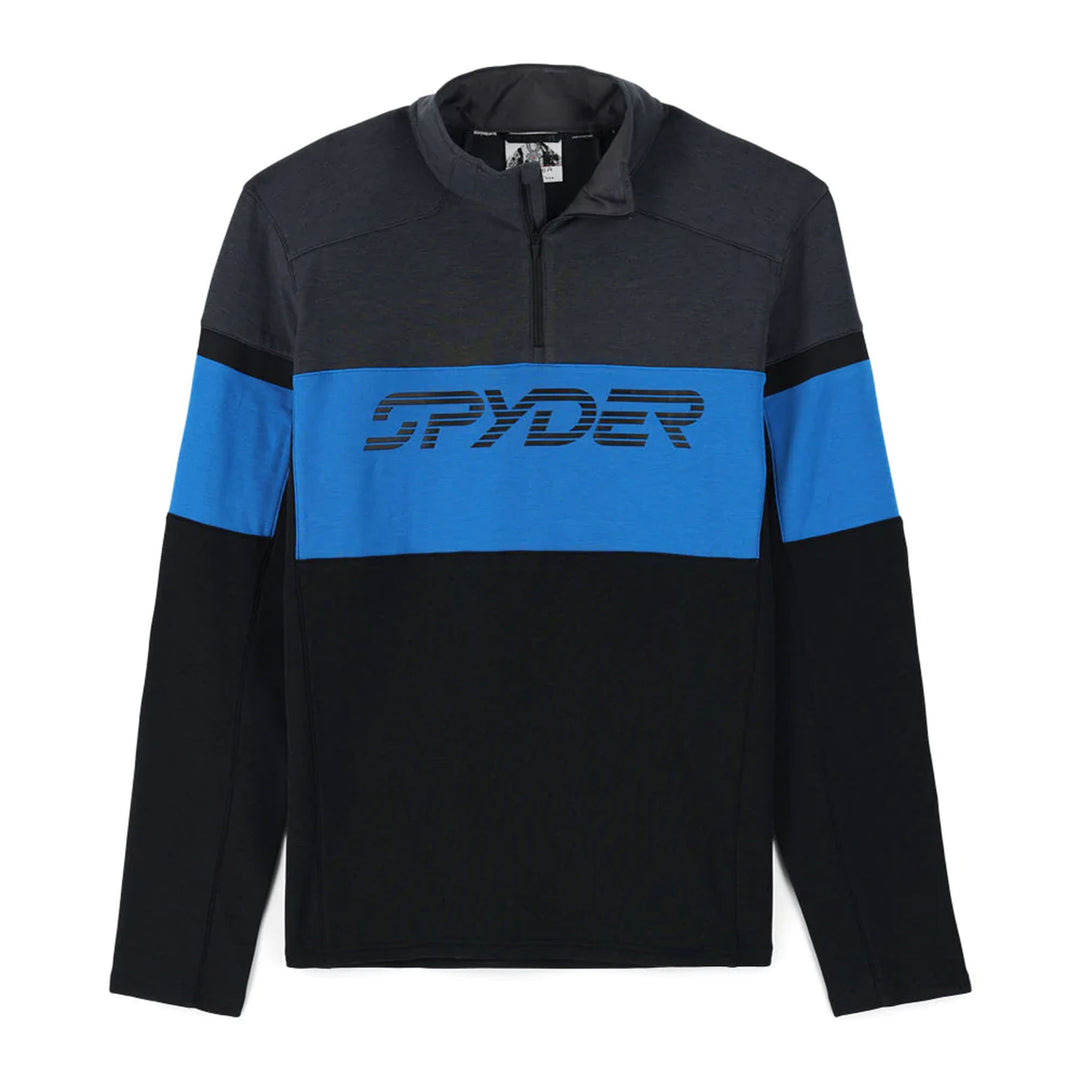 Spyder Men's Speed Half Zip Fleece Jacket #color_black-collegiate