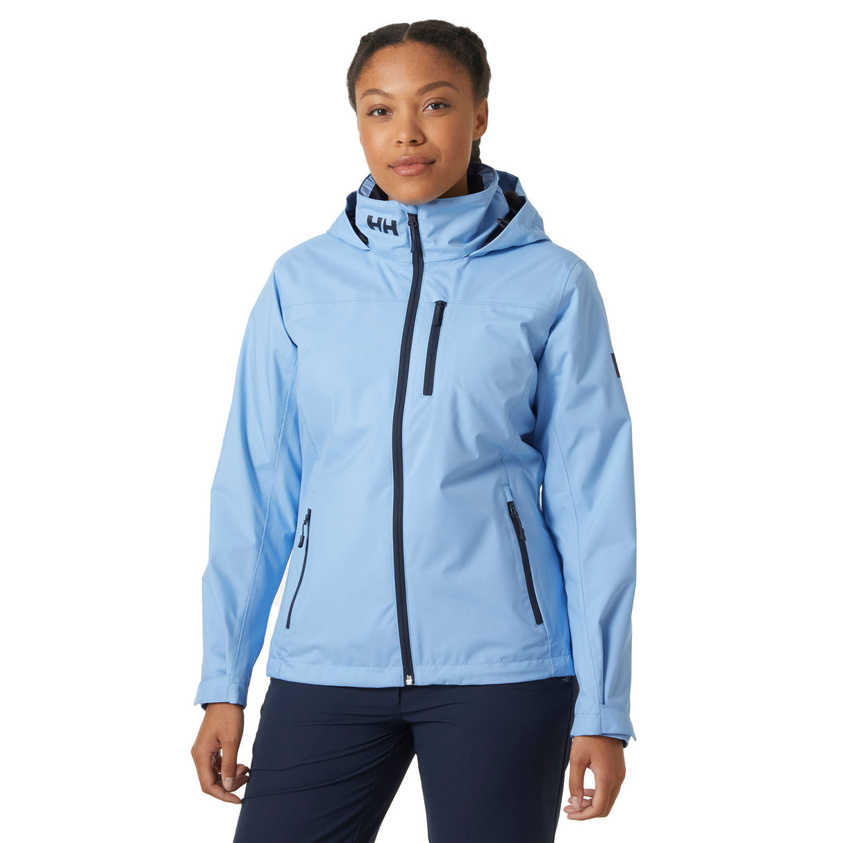 Helly Hansen Women's Crew Hooded Midlayer Jacket Navy / X-Small-Navy / Small-Navy / Medium-Navy / Large-Navy / X-Large #- 53 Degrees North 