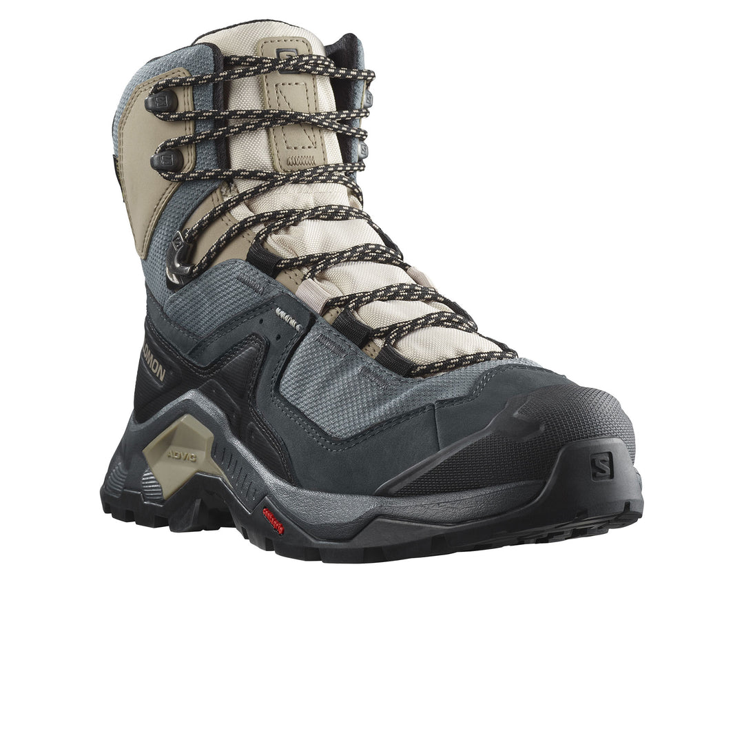 Salomon Women's Quest Element GORE-TEX Hiking Boots #color_ebony-rainy-day-stormy-weather