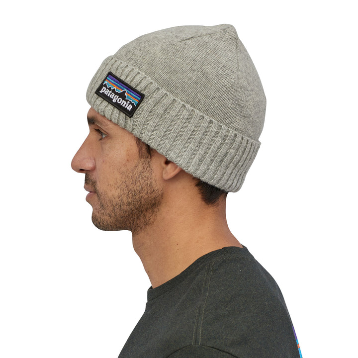 Patagonia Brodeo Beanie #color_p-6-logo-drifter-grey