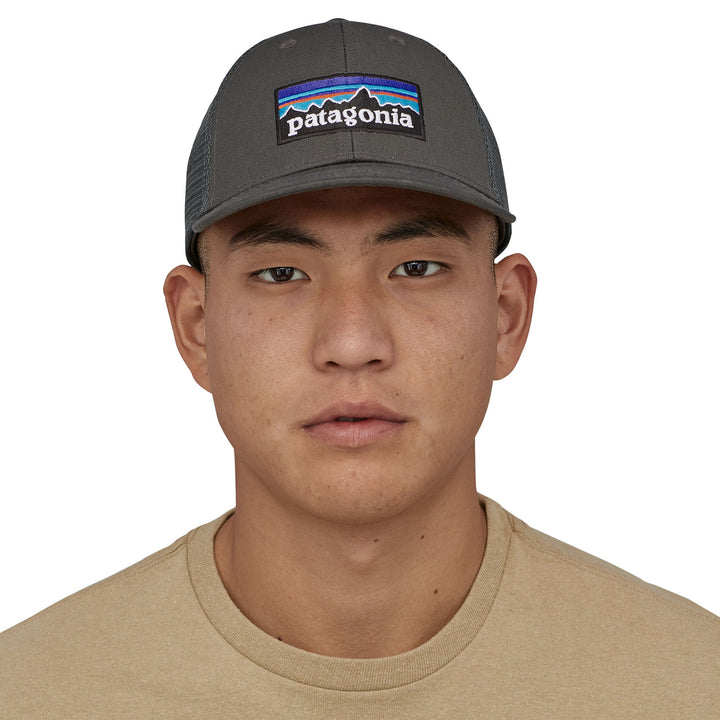 Patagonia P-6 Logo LoPro Trucker Hat #color_forge-grey