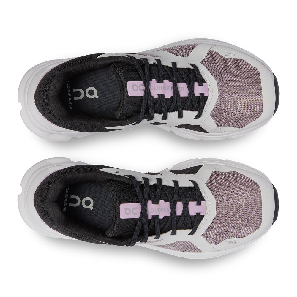 On Running Women's Cloudrunner Running Shoes #color_heron-black