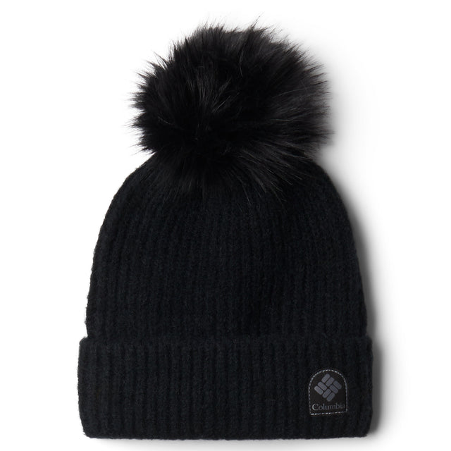 Columbia Winter Blur Pom Pom Beanie Black-Daredevil-Moonvista #- 53 Degrees North 