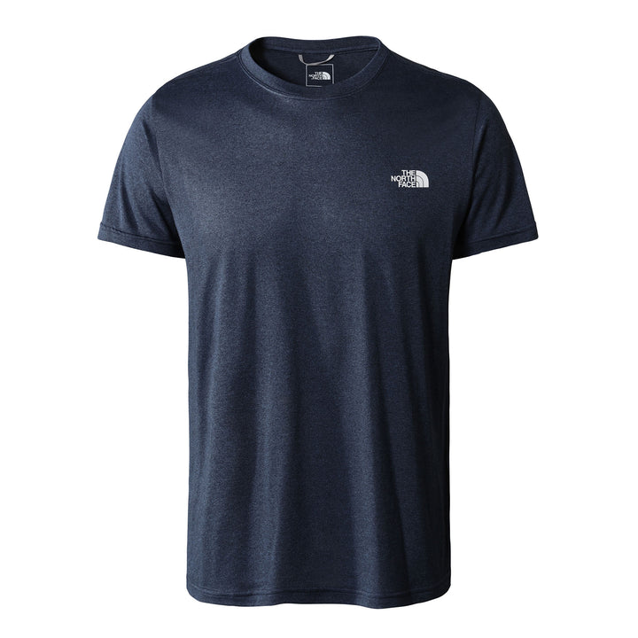 The North Face Men's Reaxion Amp Crew T-Shirt #color_shady-blue-heather