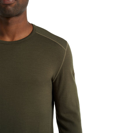 Icebreaker Men's Merino 260 Tech Long Sleeve Crewe Thermal Top Loden / Small-Loden / Medium-Loden / Large-Loden / X-Large-Loden / XX-Large #- 53 Degrees North 