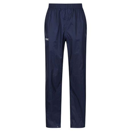 Regatta Men's Pack-It Waterproof Overtrousers Black / Small-Black / Medium-Black / Large-Black / X-Large-Black / XX-Large #- 53 Degrees North 
