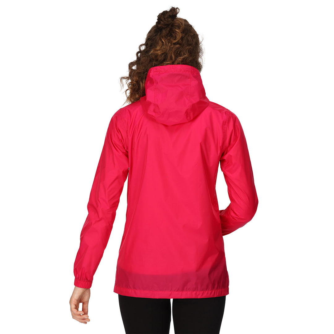 Regatta Women's Pack-It III Waterproof Jacket #color_pink-potion