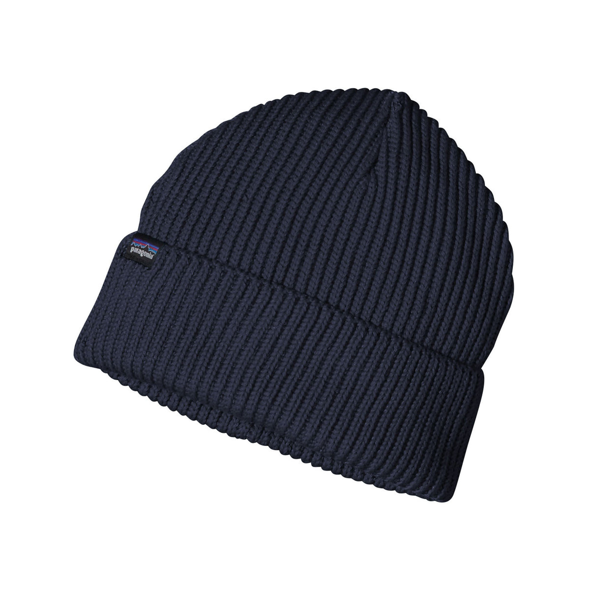 Patagonia Fisherman's Rolled Beanie Contrast Stripe/Black-Contrast Stripe/Brisk Purple-Cascade Green-Black-Navy Blue #- 53 Degrees North 