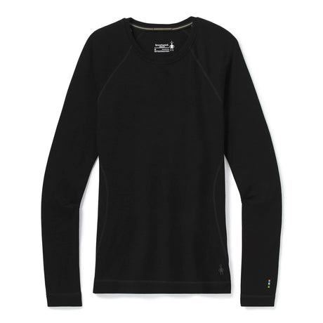 Smartwool Women's Classic Thermal Merino Baselayer Crew Shirt Black / X-Small-Black / Small-Black / Medium-Black / Large-Black / X-Large #- 53 Degrees North 