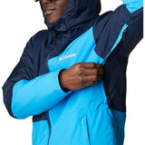Columbia Men's Iceberg Point Waterproof Ski Jacket Compass Blue/Collegiate Navy / Small-Compass Blue/Collegiate Navy / Medium-Compass Blue/Collegiate Navy / Large-Compass Blue/Collegiate Navy / X-Large-Compass Blue/Collegiate Navy / XX-Large #- 53 Degrees North 