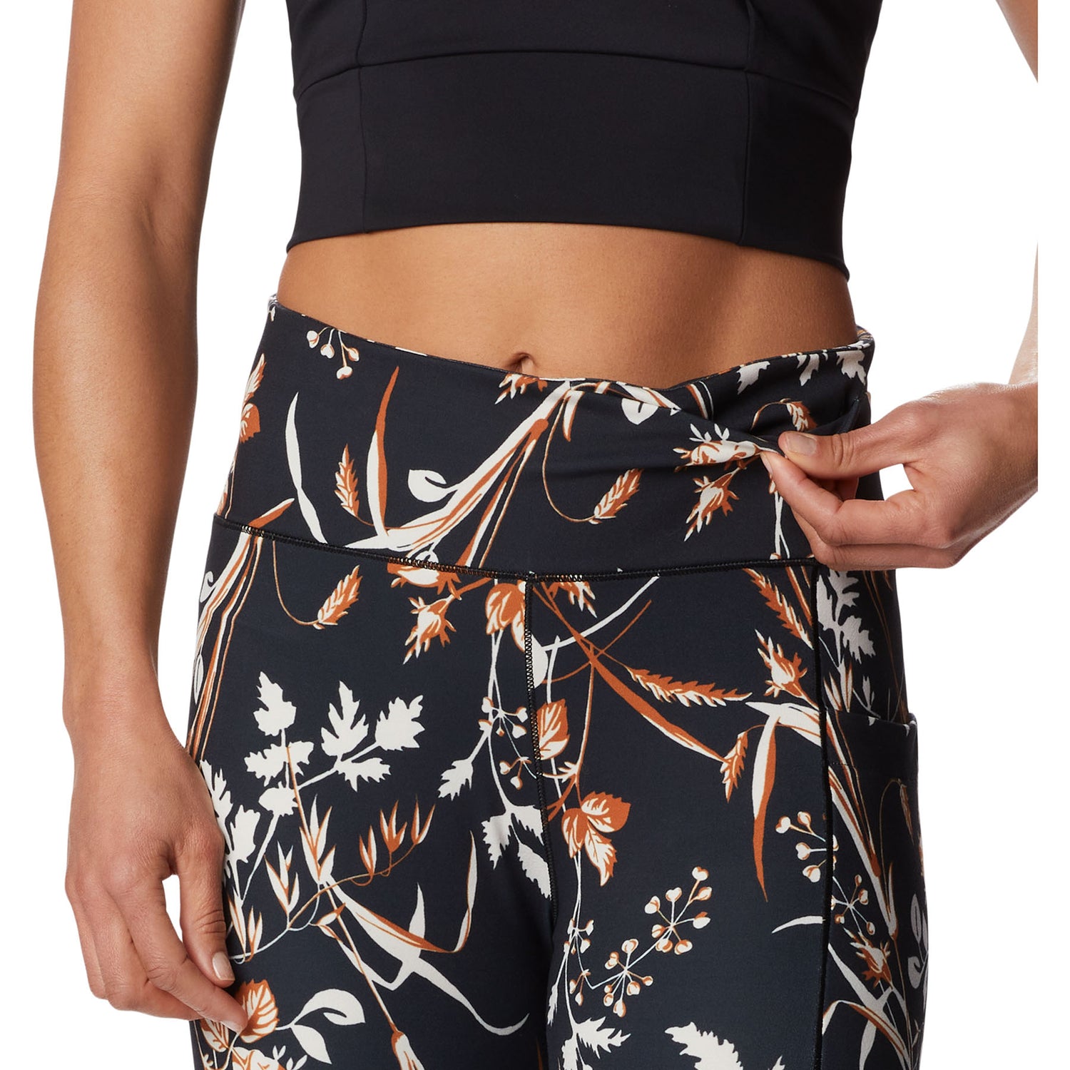 Columbia Women's Weekend Adventure 7/8 Leggings Black Fallgrass Print / 8-Black Fallgrass Print / 10-Black Fallgrass Print / 12-Black Fallgrass Print / 14-Black Fallgrass Print / 16 #- 53 Degrees North 