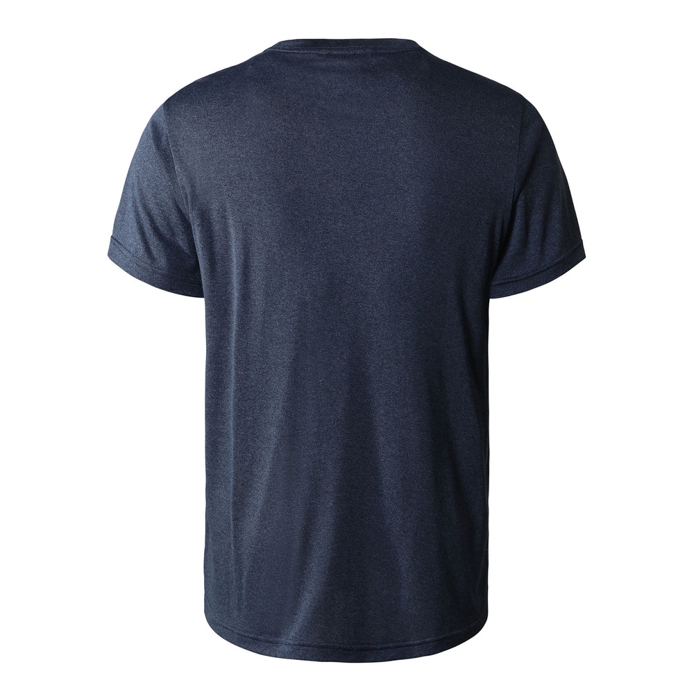 The North Face Men's Reaxion Amp Crew T-Shirt #color_shady-blue-heather