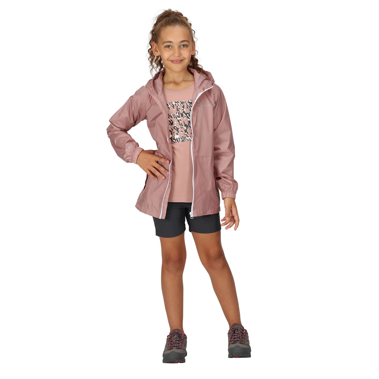 Regatta Kids' Pack-It Waterproof Packaway Jacket | 53 Degrees North