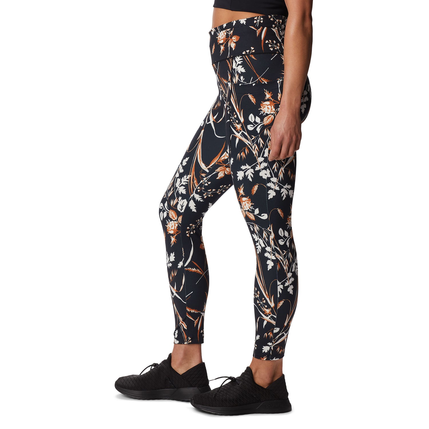 Columbia Women's Weekend Adventure 7/8 Leggings Black Fallgrass Print / 8-Black Fallgrass Print / 10-Black Fallgrass Print / 12-Black Fallgrass Print / 14-Black Fallgrass Print / 16 #- 53 Degrees North 