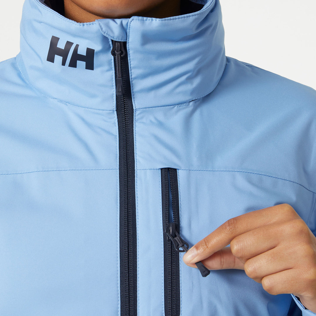 Helly Hansen Women's Crew Hooded Midlayer Jacket #color_bright-blue
